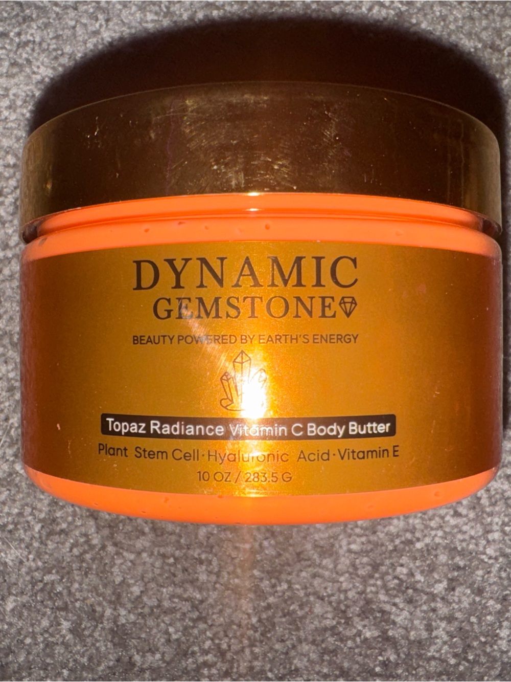 Dynamic Gemstone Topaz Radiance Vitamin C Body Butter - Orange